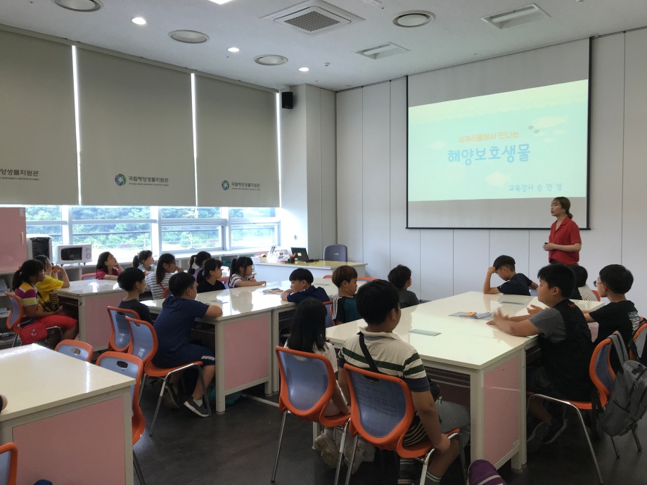 6월 18일(화) 지산초등학교(해양보호생물) 이미지