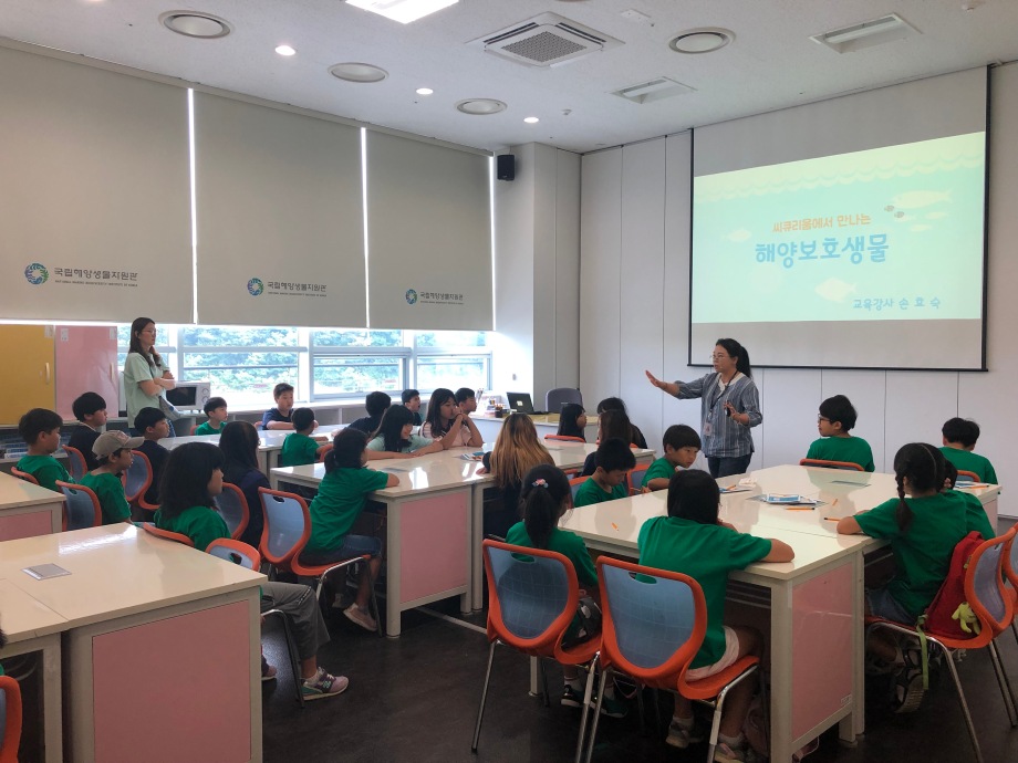 6월 18일(화) 보성초등학교_해양보호생물 이미지
