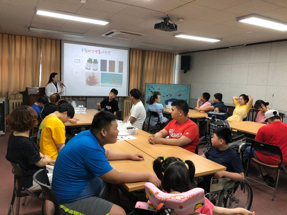 7월 4일(목) [교육기부] 군산명화특수학교_해조류비누표본교실 이미지