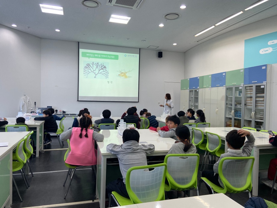 11월 27일 (수) 홍산초등학교_해조류 비누표본 교실 이미지