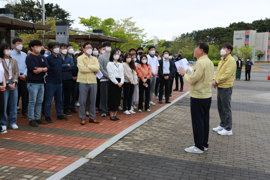 국립해양생물자원관·서천소방서 합동소방훈련 실시 이미지