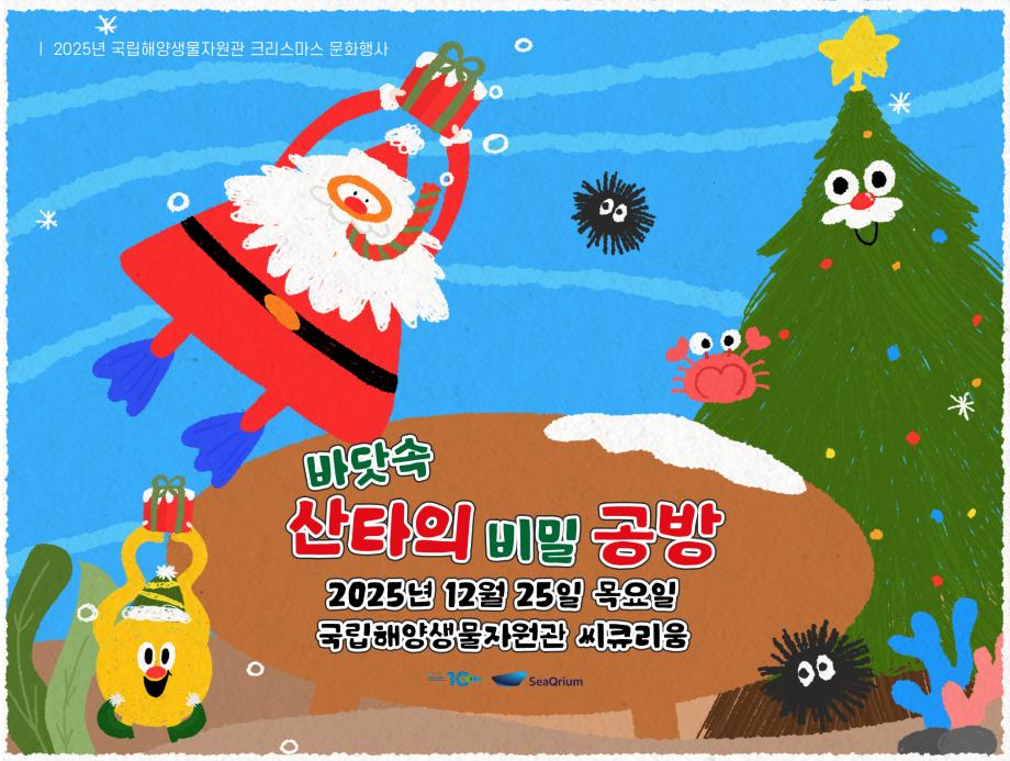 크리스마스 문화행사 「바닷속 산타의 비밀 공방 」 문화행사 이미지