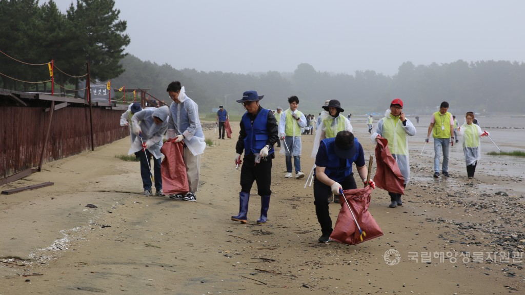 지역사회 유관기관과 함께하는 노사공동 해안정화활동 실시